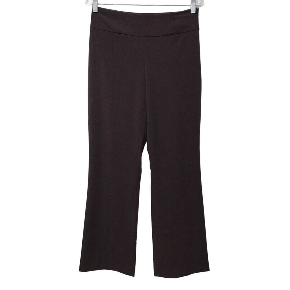 Worthington Pants Womens 6 Dress Brown Stretch Wide Leg